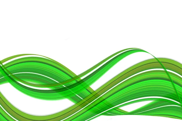 Grüne Welle abstrakt — Stockfoto