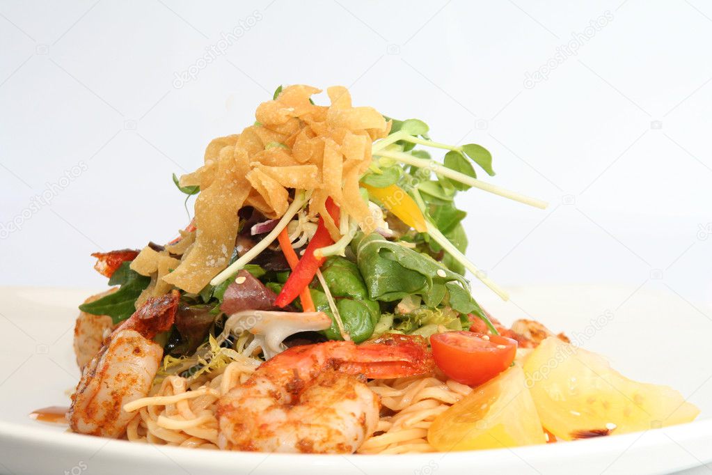 Thai prawn salad,