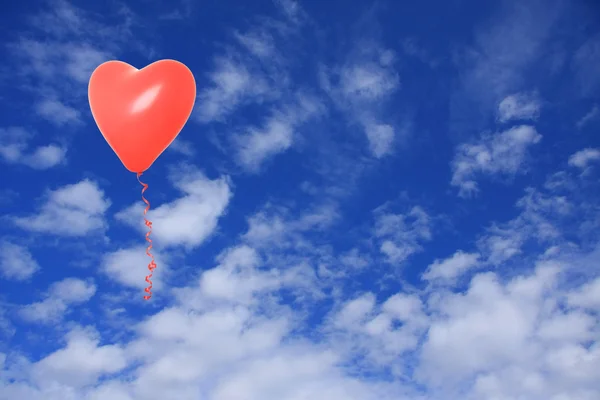 Valentim balão — Fotografia de Stock