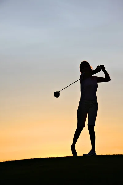 Golf swing — Foto Stock