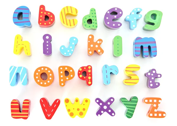 stock image Wooden alphabet