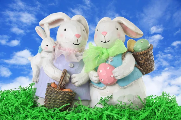 Easter bunny rodziny — Zdjęcie stockowe