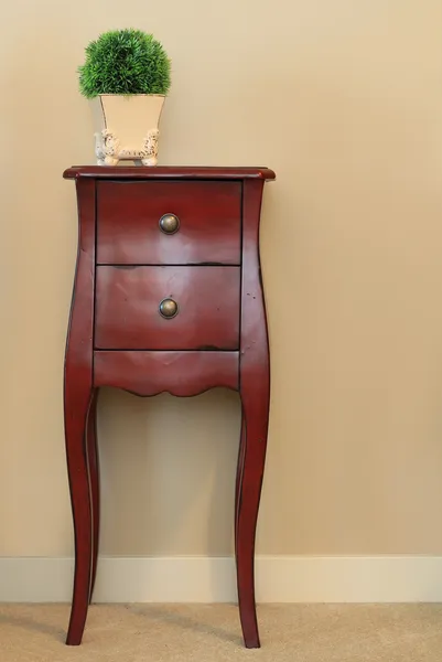 Furniture: wooden dresser — Zdjęcie stockowe