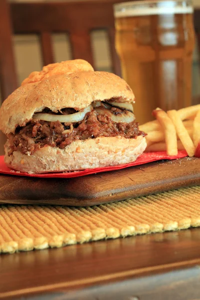 Trok varkensvlees sandwich — Stockfoto