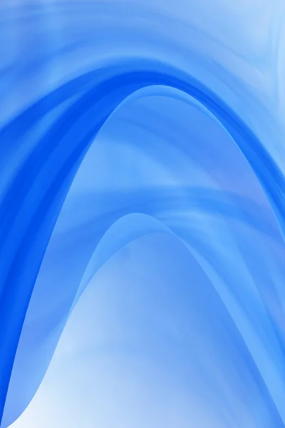 Curvas azuis abstratas — Fotografia de Stock