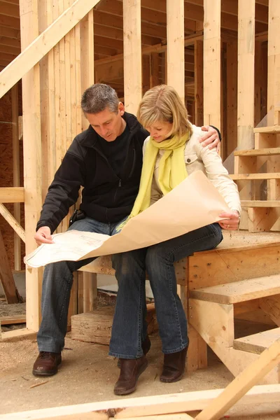 Building a new house — Stock Photo, Image