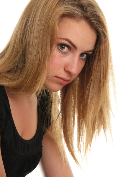 Menina adolescente infeliz — Fotografia de Stock