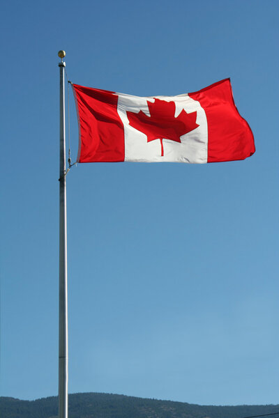 Canadian flag Royalty Free Stock Photos