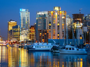 Vancouver, British Columbia Harbour clipart