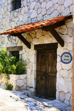 Charming little building in Mexico. clipart