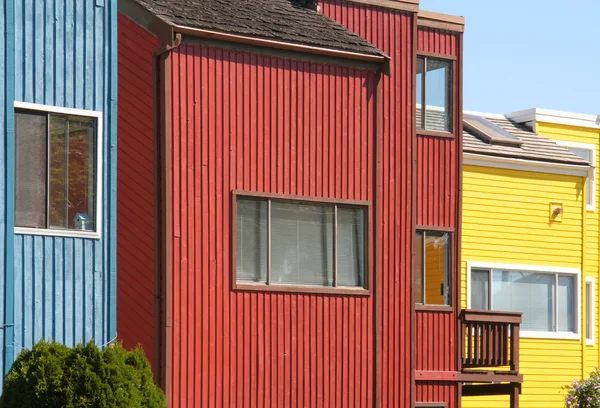 Färgglada hus — Stockfoto