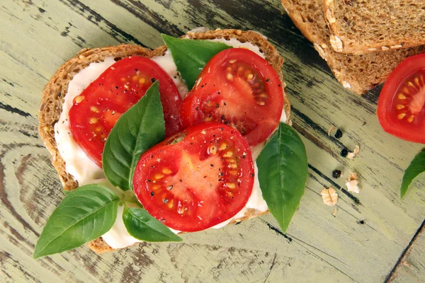 Tomato sandwich — Stock Photo, Image