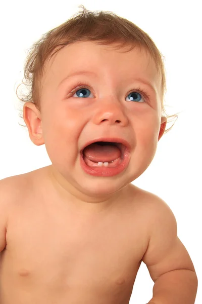 Φωνάζοντας μωρό αγόρι — Φωτογραφία Αρχείου