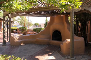 Traditional Outdoor Mexican Adobe oven clipart