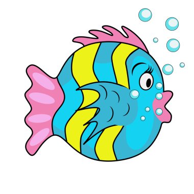 Toy fish clipart