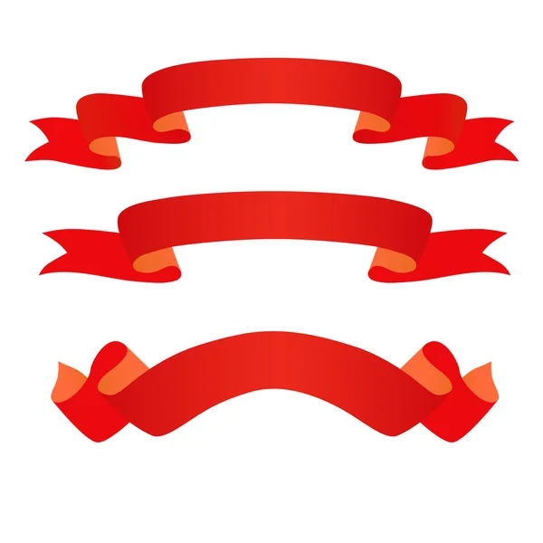 Червона стрічка — стоковий вектор