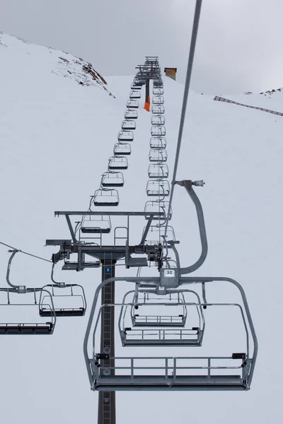 Line if chairlift — Stock Photo, Image