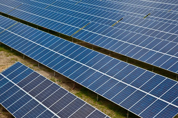 Solar photovoltaic panels — Stock Photo, Image