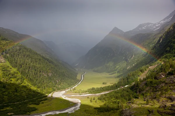 stock image Rainbow in Alps