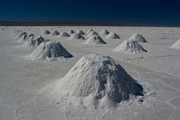 Salt piles — Stock Photo, Image