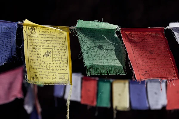 stock image Budhist religious flags