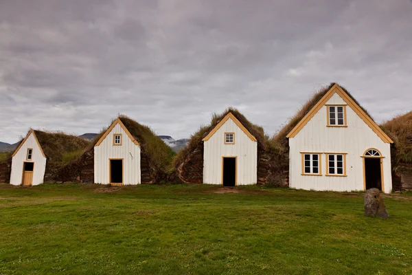 Традиционные дома Исландии — стоковое фото