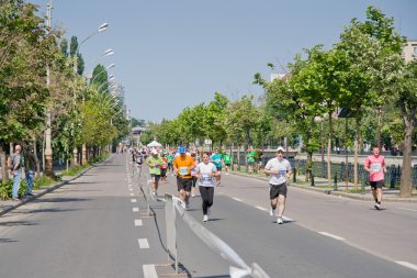 Bükreş [NULL]'deki uluslararası yarı maraton koşma