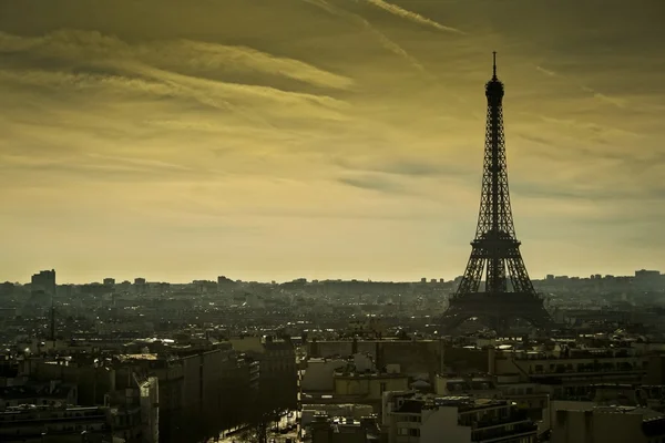 Eiffel torony panoráma — Stock Fotó