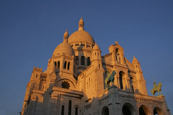圣心大教堂在日落 — 图库照片