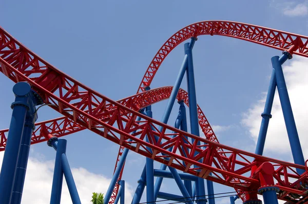 Roller coaster ride — Stock Photo, Image