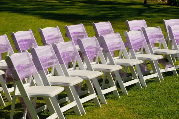 Bruiloft stoelen — Stockfoto