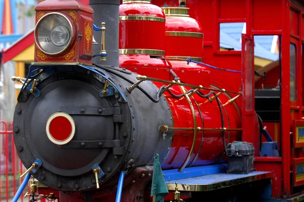 stock image Colorful steam engine