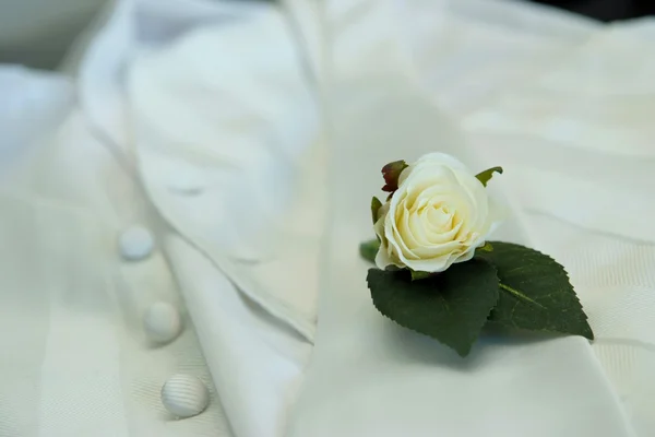 Grooms Boutonniere — Stock Photo, Image