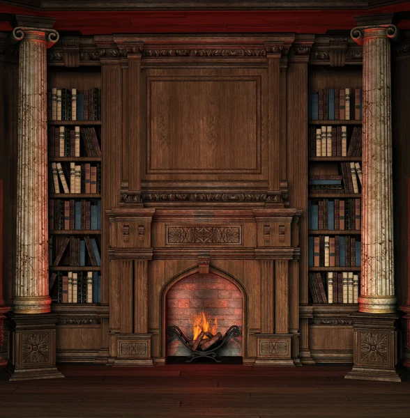 Old library — Stock Photo, Image