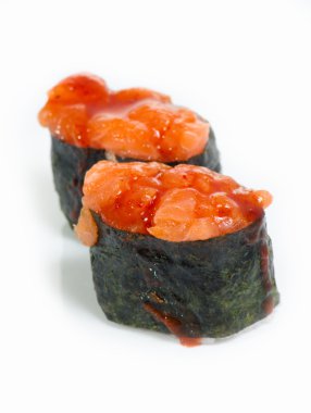 suşi ve sashimi çeşitli