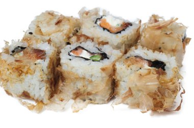 suşi ve sashimi çeşitli