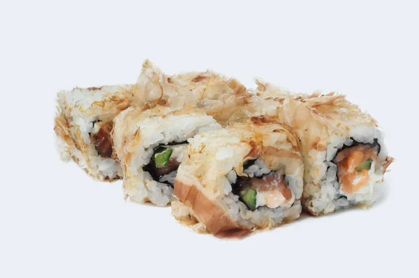 Různé druhy sushi a sashimi — Stock fotografie