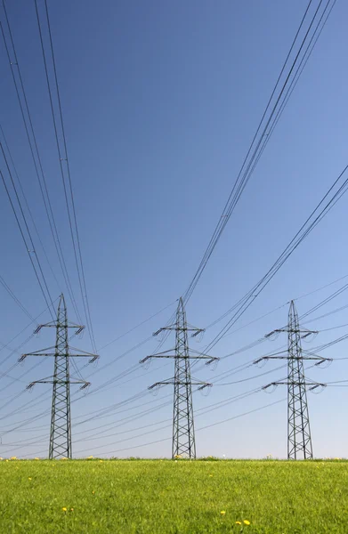 stock image Power lines