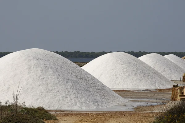 stock image Salt stack in Sicily