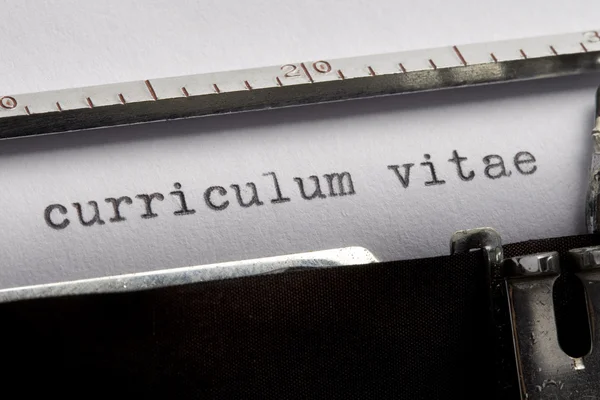 Curriculum Vitae — Stock Photo, Image