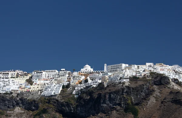 fira santorini üzerinde Köyü