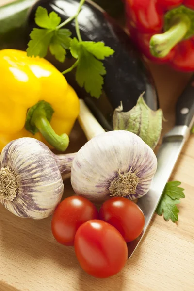 stock image Fresh summer vegetables