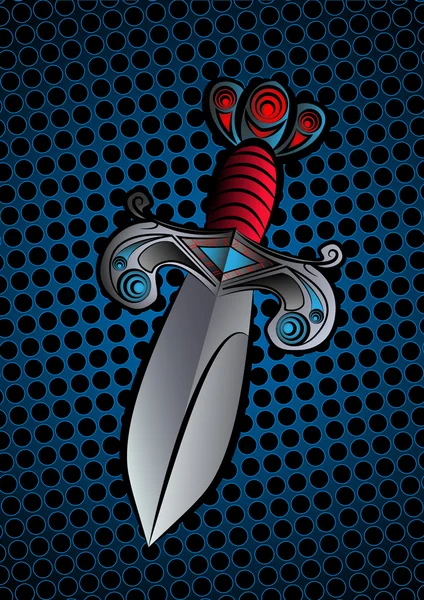 Altes Messer — Stockvektor