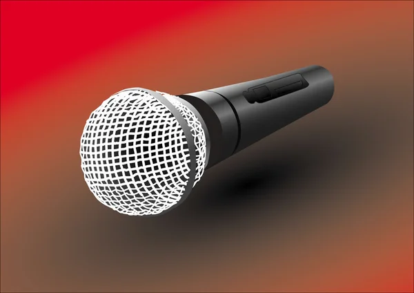 Microfon — Stock Vector