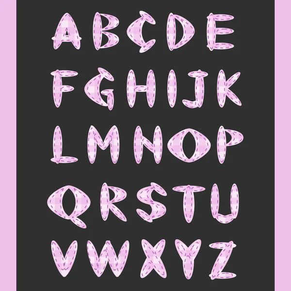 Alphabet 01 — Stockvektor