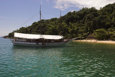 Paraty - Brezilya tarihi beach