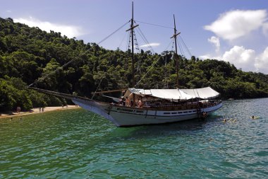 Paraty - Historical beach in BRAZIL clipart