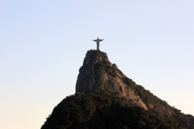 Christ the redeemer - BRAZIL clipart