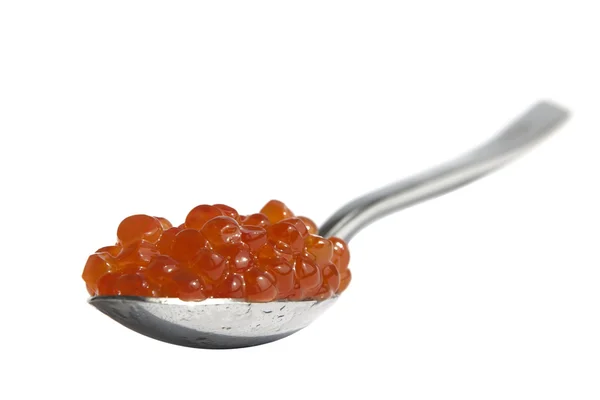 Caviar en cuchara — Foto de Stock