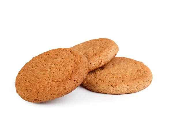 Chips Cookies isoliert auf weiß — Stockfoto